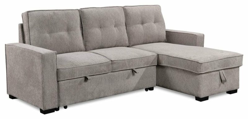 Emery Right-Facing Sleeper Sectional – Grey Furniture