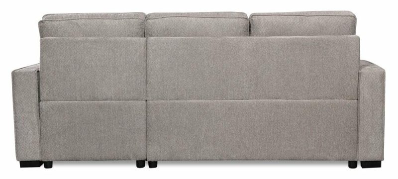 Emery Right-Facing Sleeper Sectional – Grey Furniture