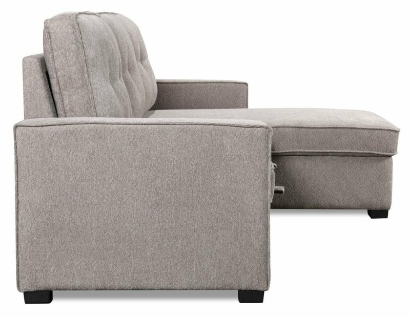 Emery Right-Facing Sleeper Sectional – Grey Furniture