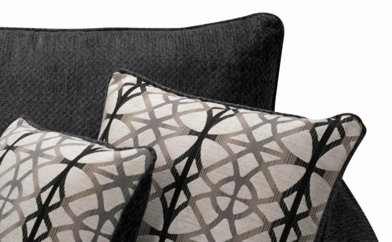 Febe Chenille Loveseat – Charcoal Furniture