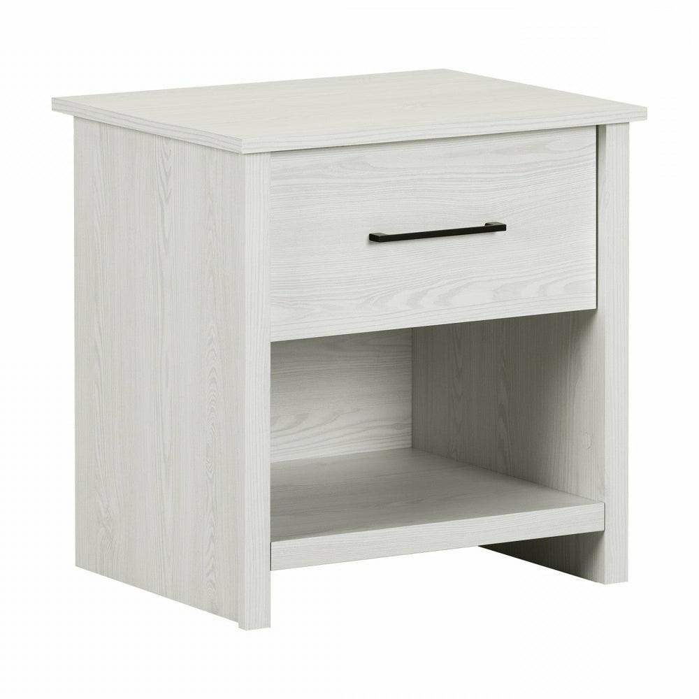 Fernley 1-Drawer Nightstand – White Pine Bedroom