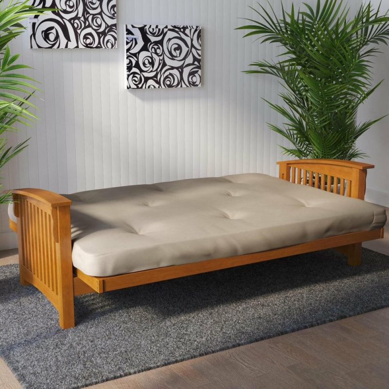 Fletcher Thermobonded Polyester Fill Full Futon Mattress – Beige Furniture