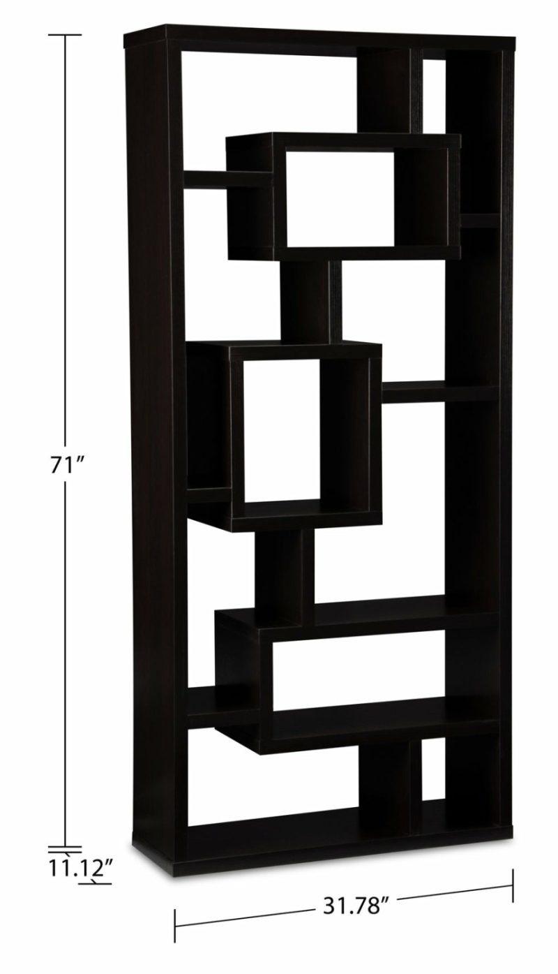 Florence 32″ Open Bookcase – Espresso Bookcases