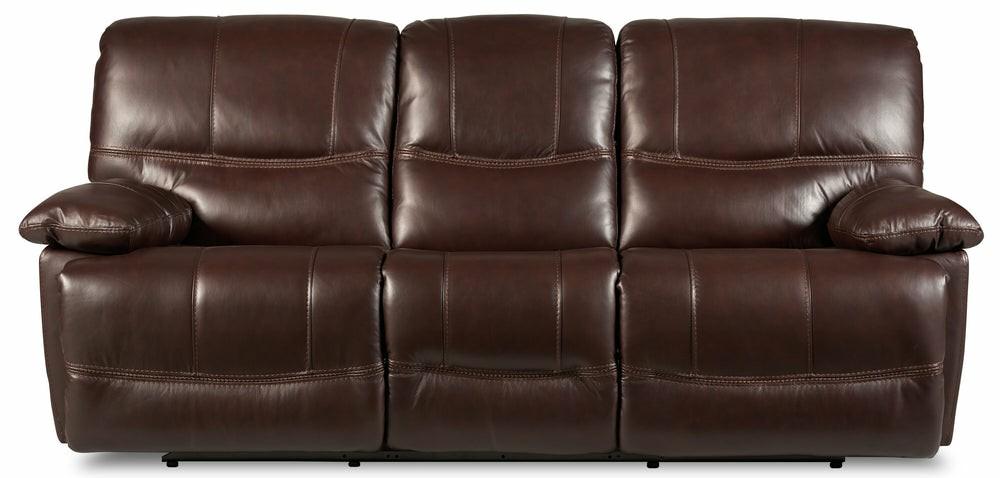 Franco 89″ Brown Genuine Leather Power Reclining Sofa Furniture