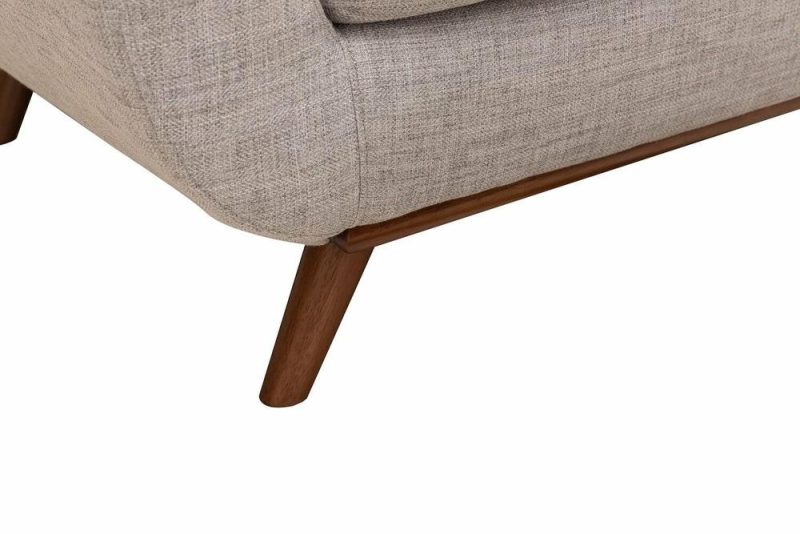 Freeman Linen-Look Fabric Chair – Dove Furniture