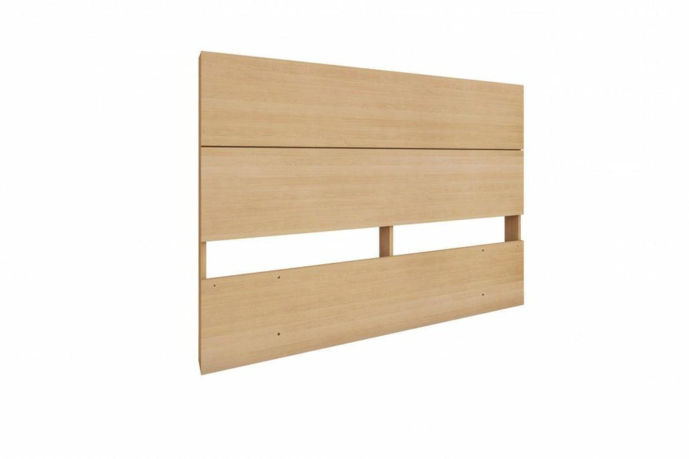 Full Panel Headboard – Natural Maple Bedroom