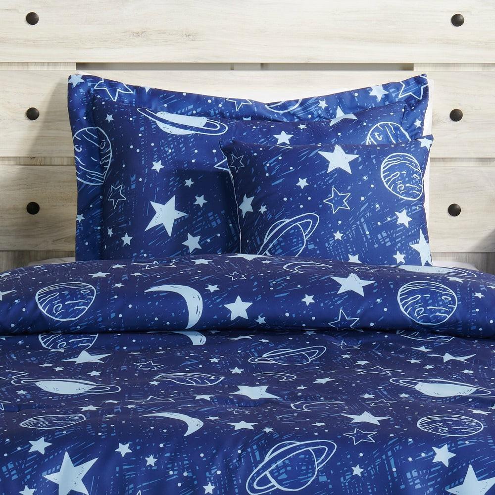 Galaxy 3-Piece Twin Comforter Set Bedding