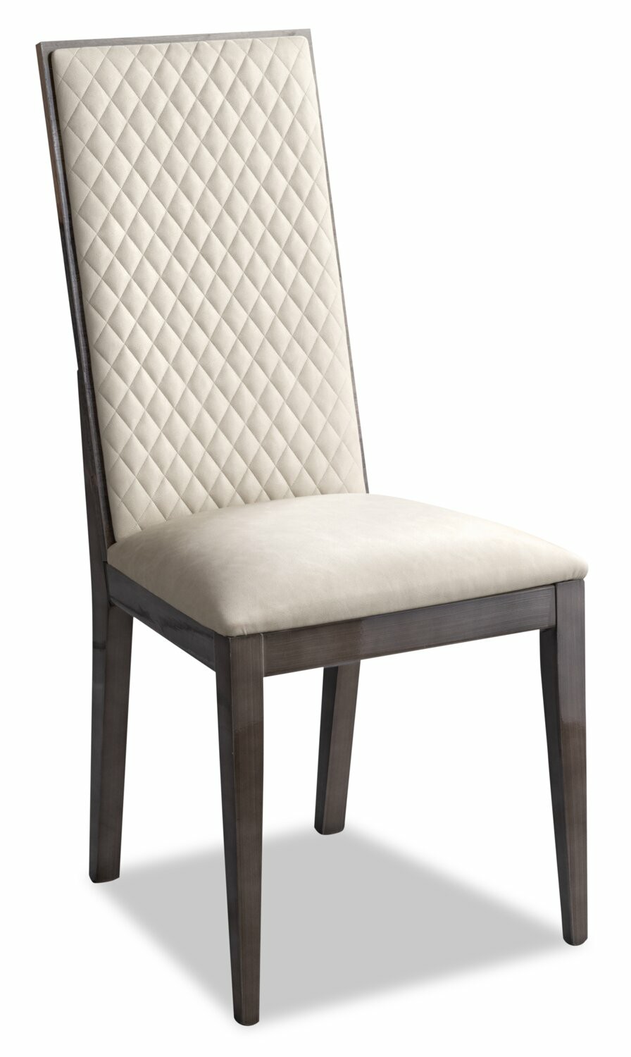 Gino Dining Chair With Vegan-Leather Fabric, Modern – Taupe Dining Chairs