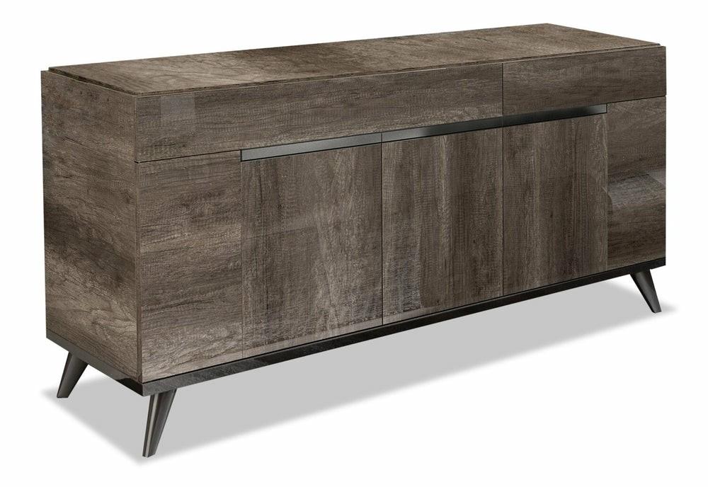 Gino Dining Server With Storage, Modern, 65″W – Grey Buffets, Servers And Cabinets