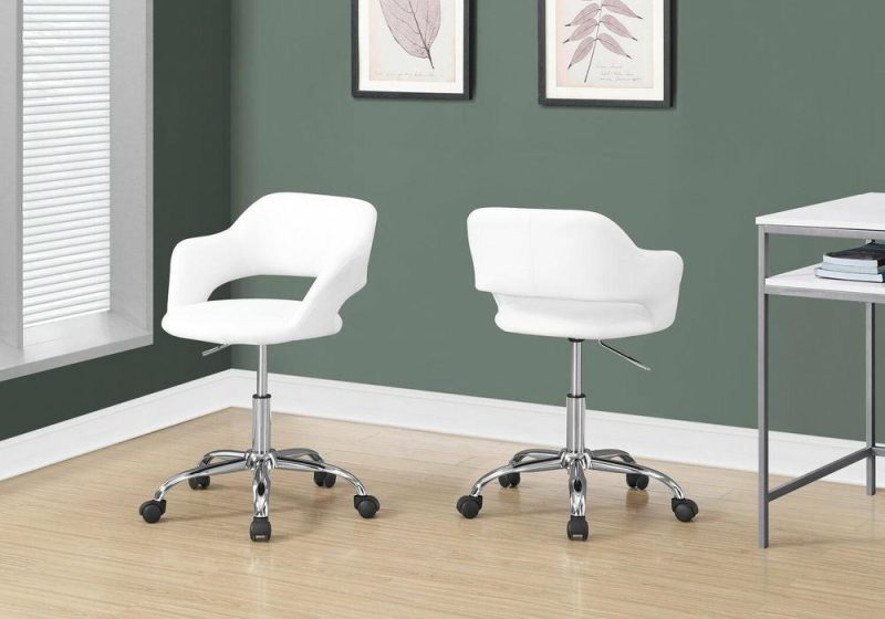 Graeme 22.5″ Office Chair – White Chairs