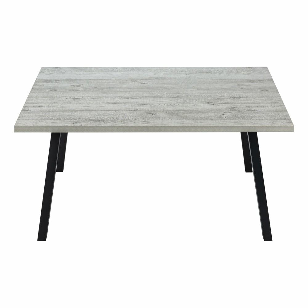 Grey Black Metal Dining Table Dining Room