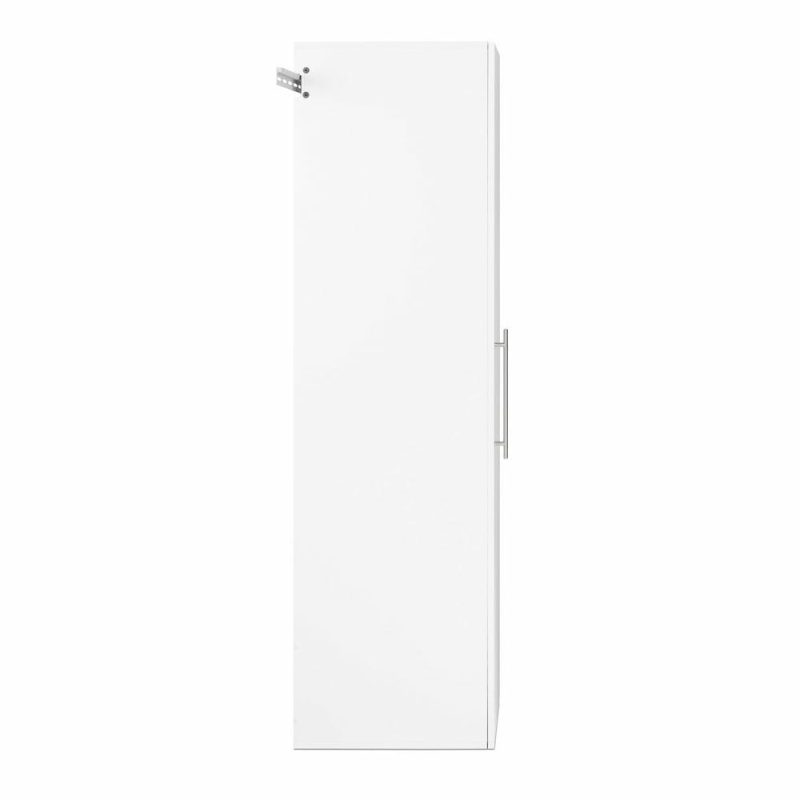 Hangups 18″ Narrow Storage Cabinet – White Bookcases