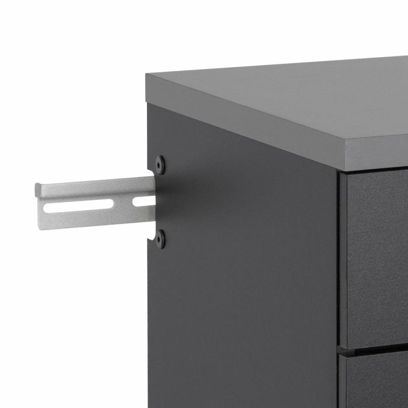 Hangups 3-Drawer Base Storage Cabinet – Black Cabinets