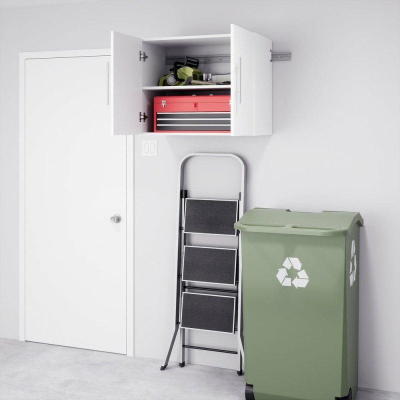 Hangups 30″ Upper Storage Cabinet – White Cabinets