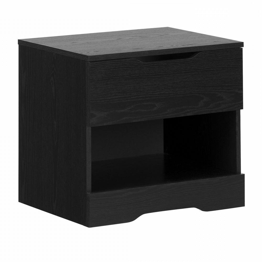 Holland Nightstand – Black Oak Bedroom