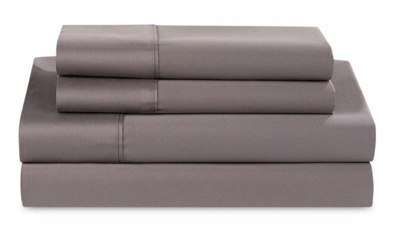 Hyper-Cotton™ 4-Piece King Sheet Set – Grey Bedding