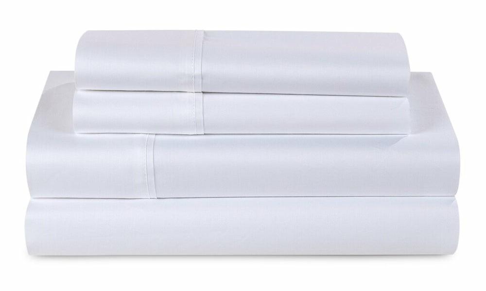 Hyper-Cotton™ Queen Sheet Set – Optic White Bedroom