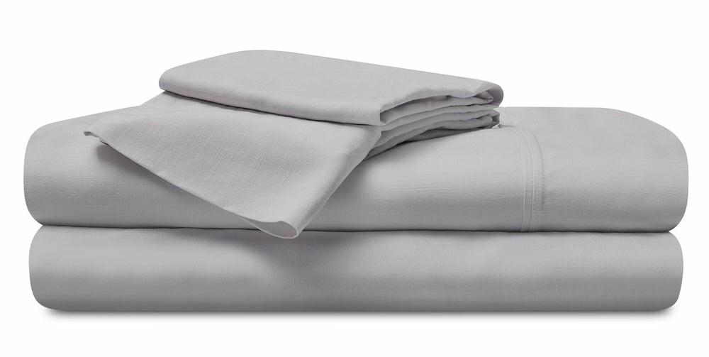 Hyper-Linen™ Performance 4-Piece King Sheet Set – Light Grey Bedding