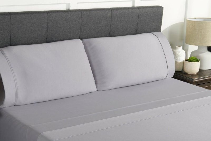 Hyper-Wool™ Performance 4-Piece King Sheet Set – Light Grey Bedding