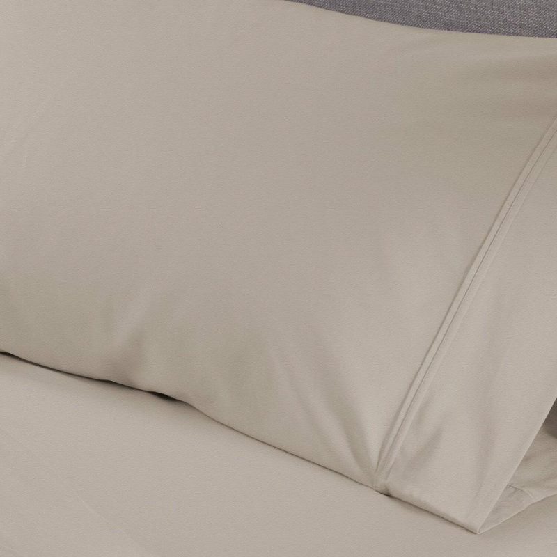 Hyper-Wool™ Performance 4-Piece Queen Sheet Set – Medium Beige Bedding