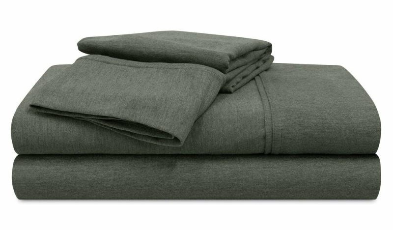 Hyper-Wool™ Performance 5-Piece King Split Sheet Set – Forest Green Bedding