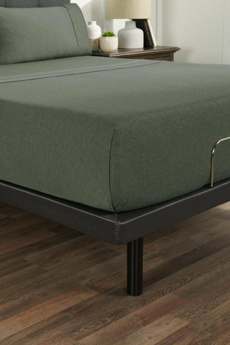 Hyper-Wool™ Performance 5-Piece King Split Sheet Set – Forest Green Bedding