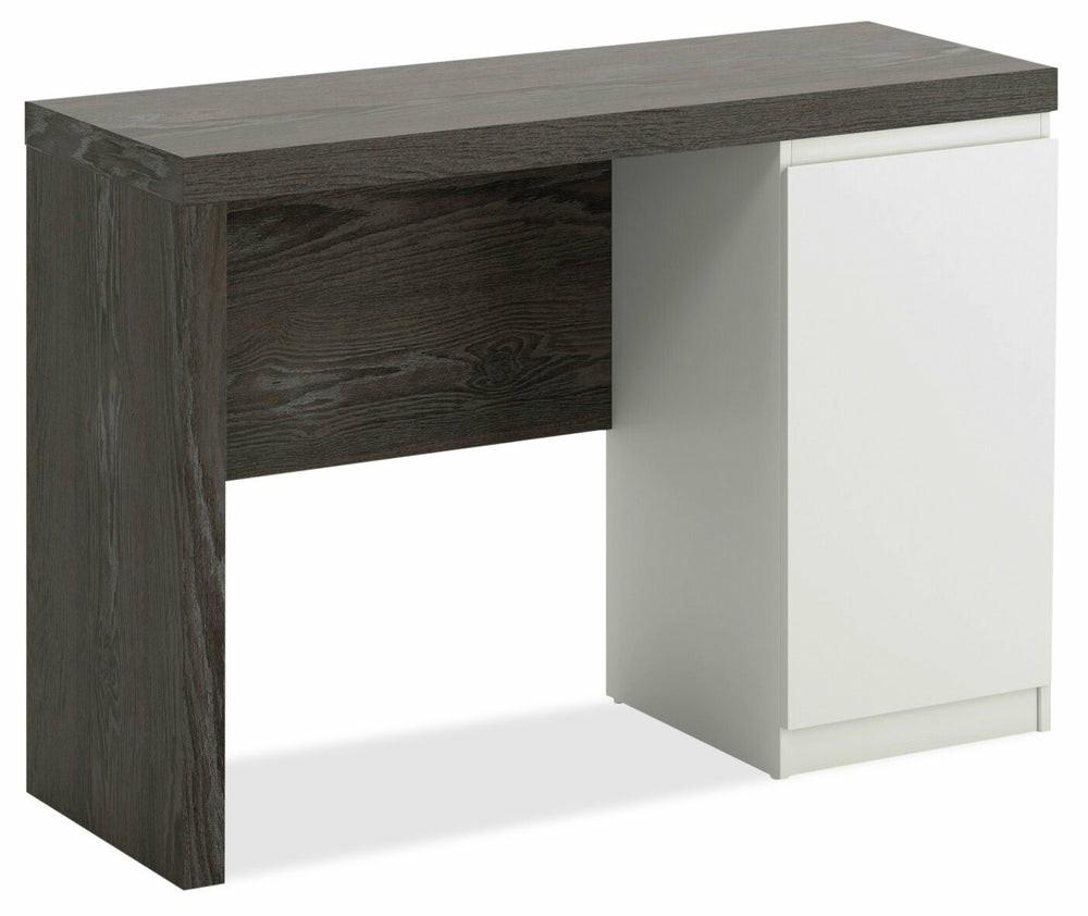 Indigo 43.5” Desk With Cabinet – Grey & White Desks