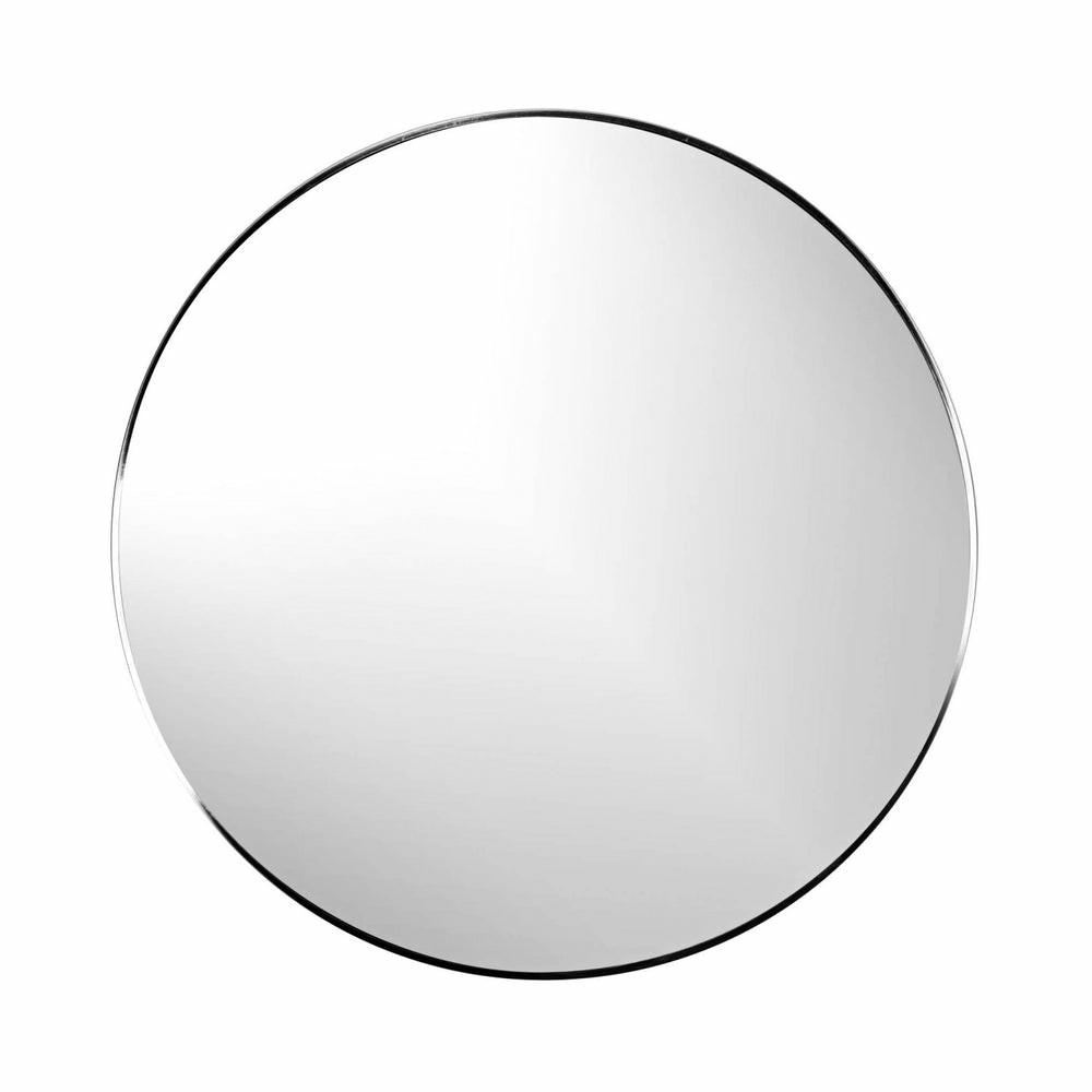 Infinity Chrome Round Mirror Bedroom