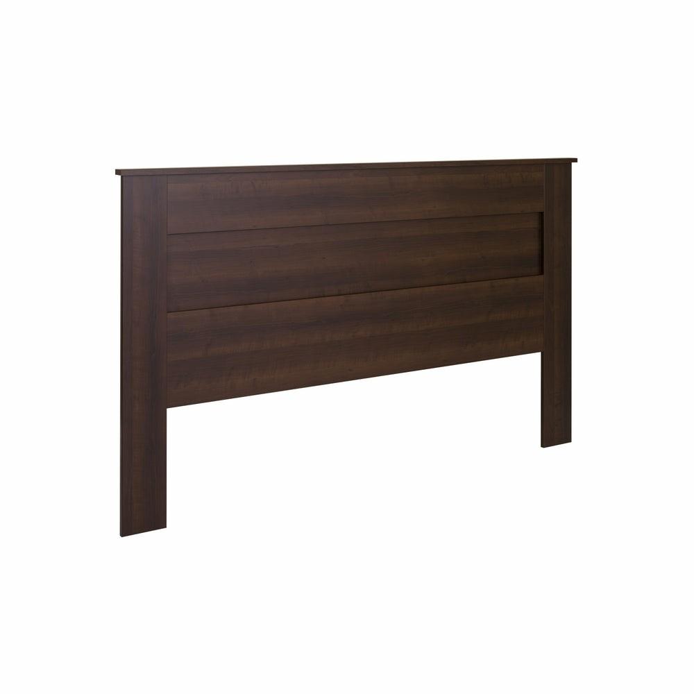 King Flat Panel Headboard – Espresso Bedroom