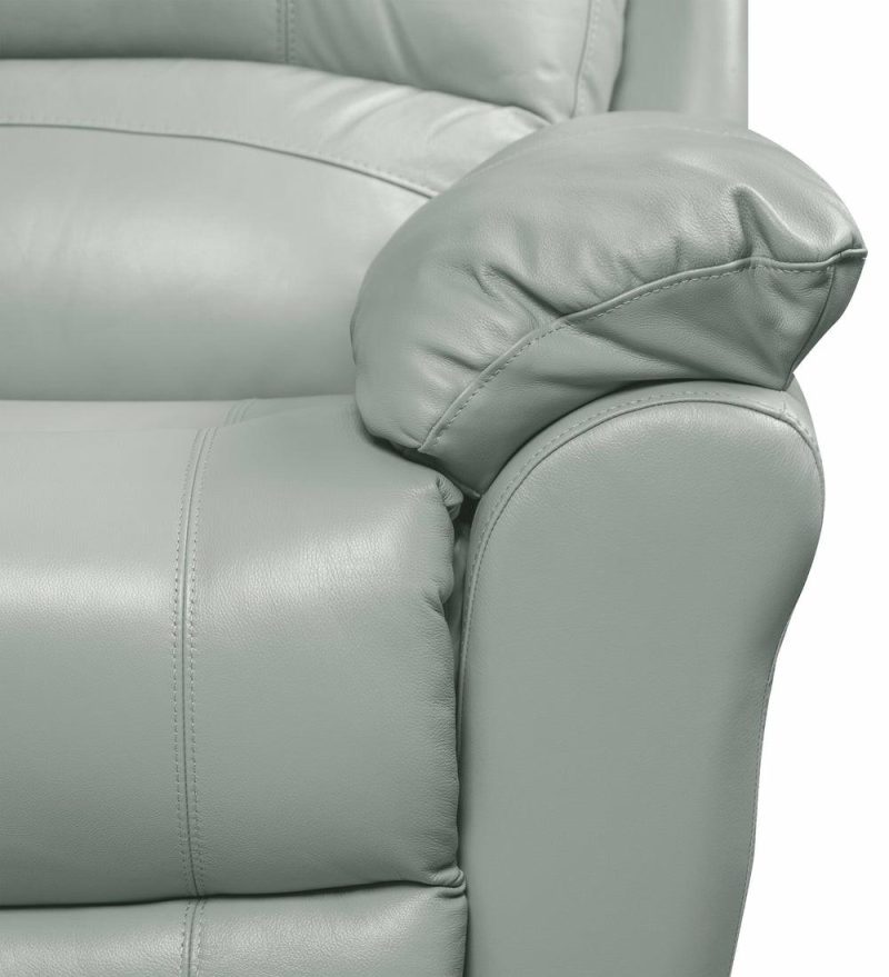 Kobe Genuine Leather Power Recliner – Blue Furniture