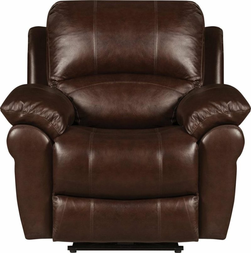 Kobe Genuine Leather Power Recliner – Brown Furniture