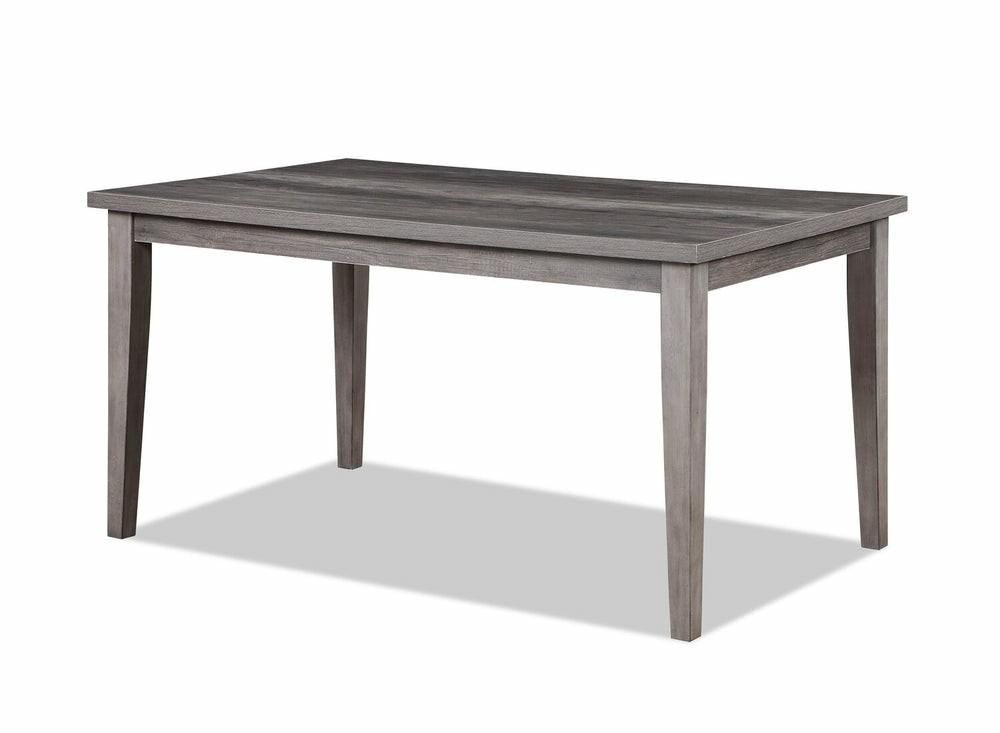 Krew Dining Table, Melamine, 60″W – Grey Dining Room