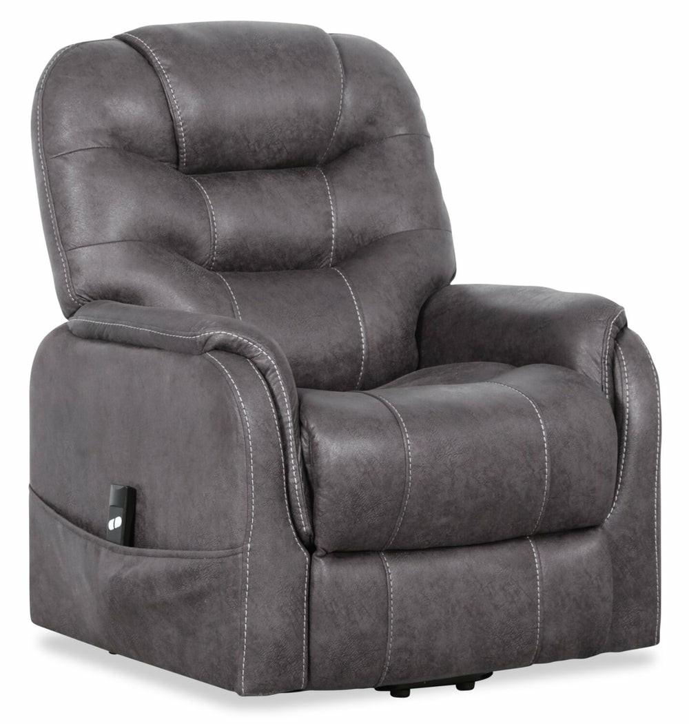 Landon Power Lift Recliner – Dark Grey Furniture