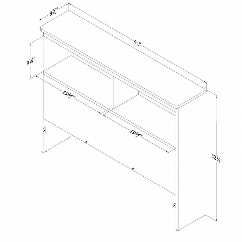 Libra Twin Bookcase Headboard With Storage – Pure White Bedroom