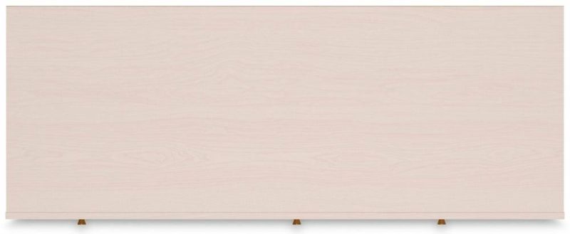 Lola 6-Drawer Dresser, 50.63″W – Blush Bedroom