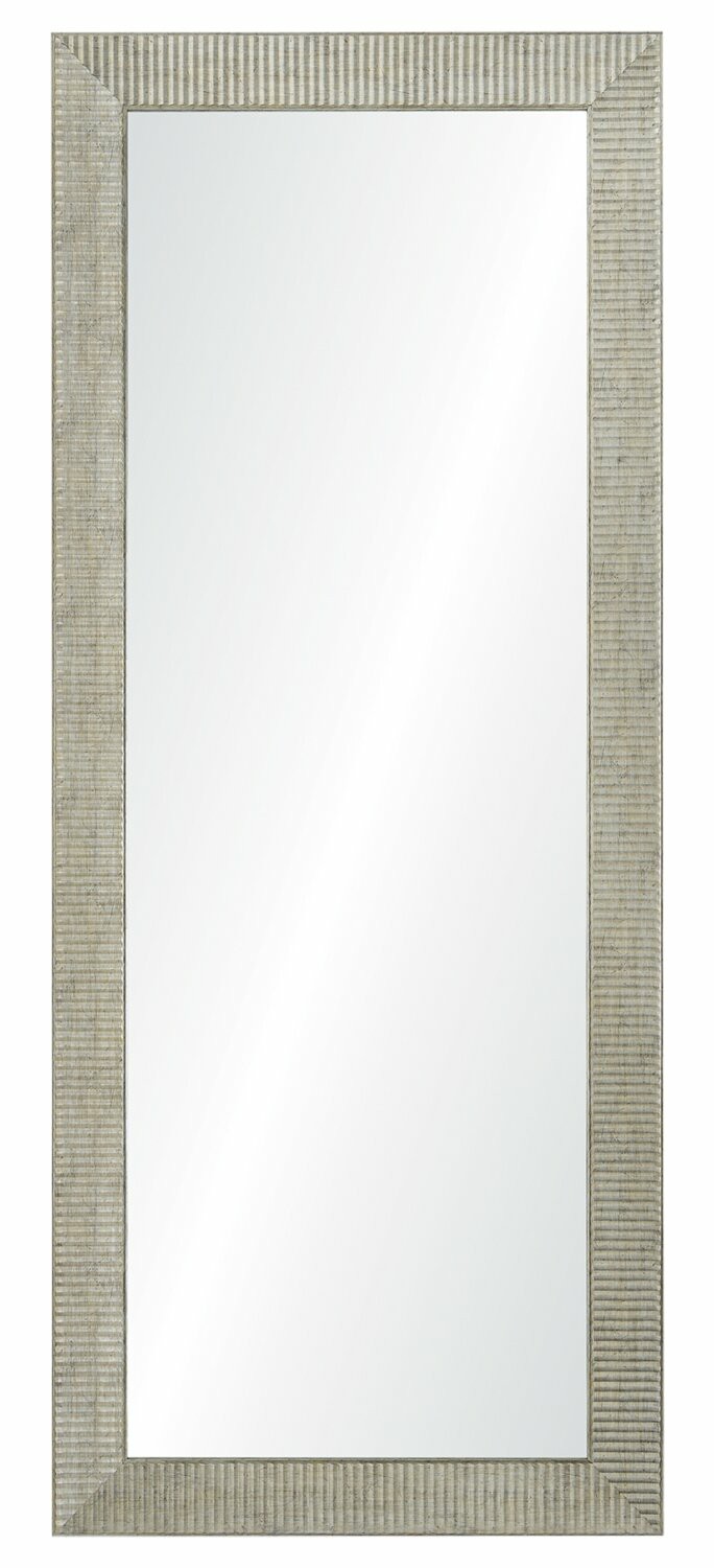 Long Silver Art Deco Mirror – 32″ X 80″ Bedroom