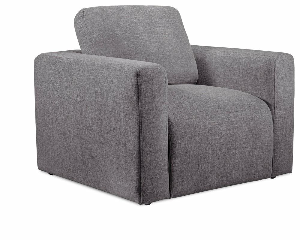 Lotus Chenille Chair – Charcoal Furniture