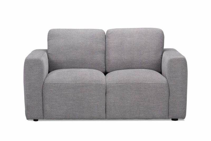 Lotus Chenille Loveseat – Charcoal Furniture