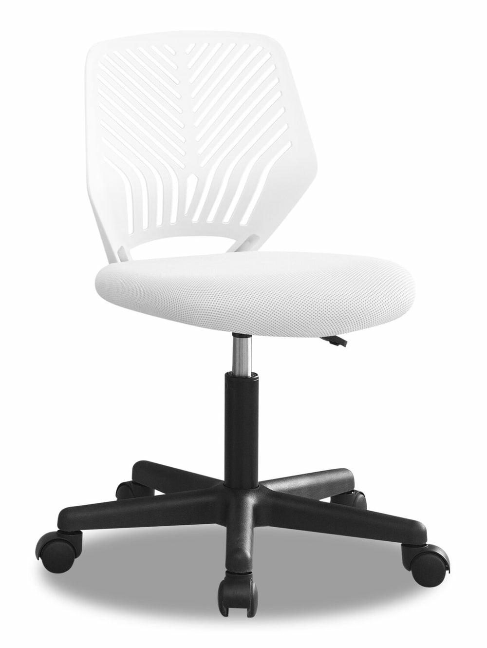 Luke 20″ Kids Office Chair – White Chairs