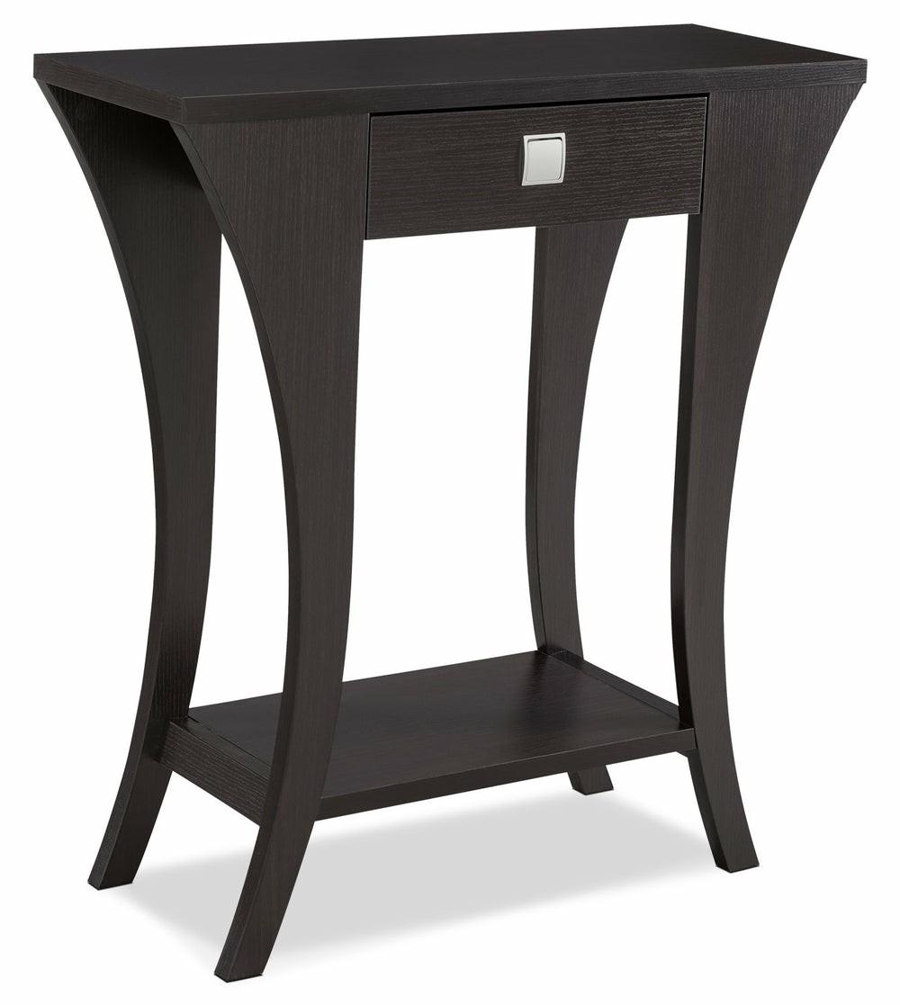 Manila 19.5″ Accent Table With Drawer – Brown Furniture