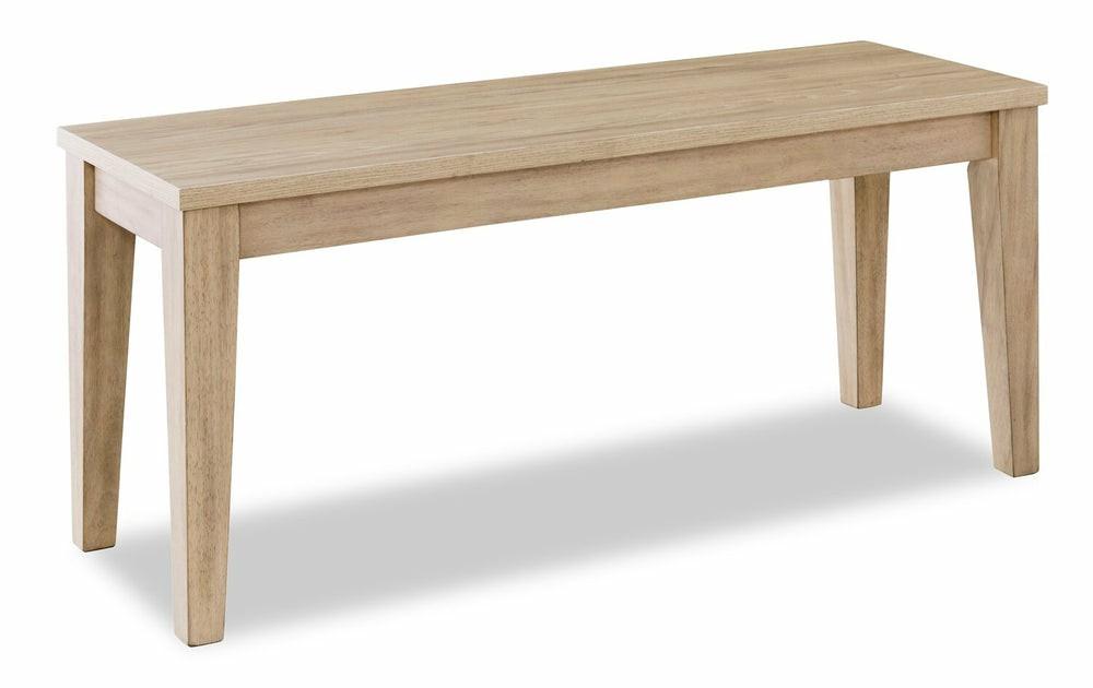 Micah Dining Bench, 42″W- Natural Brown Dining Benches