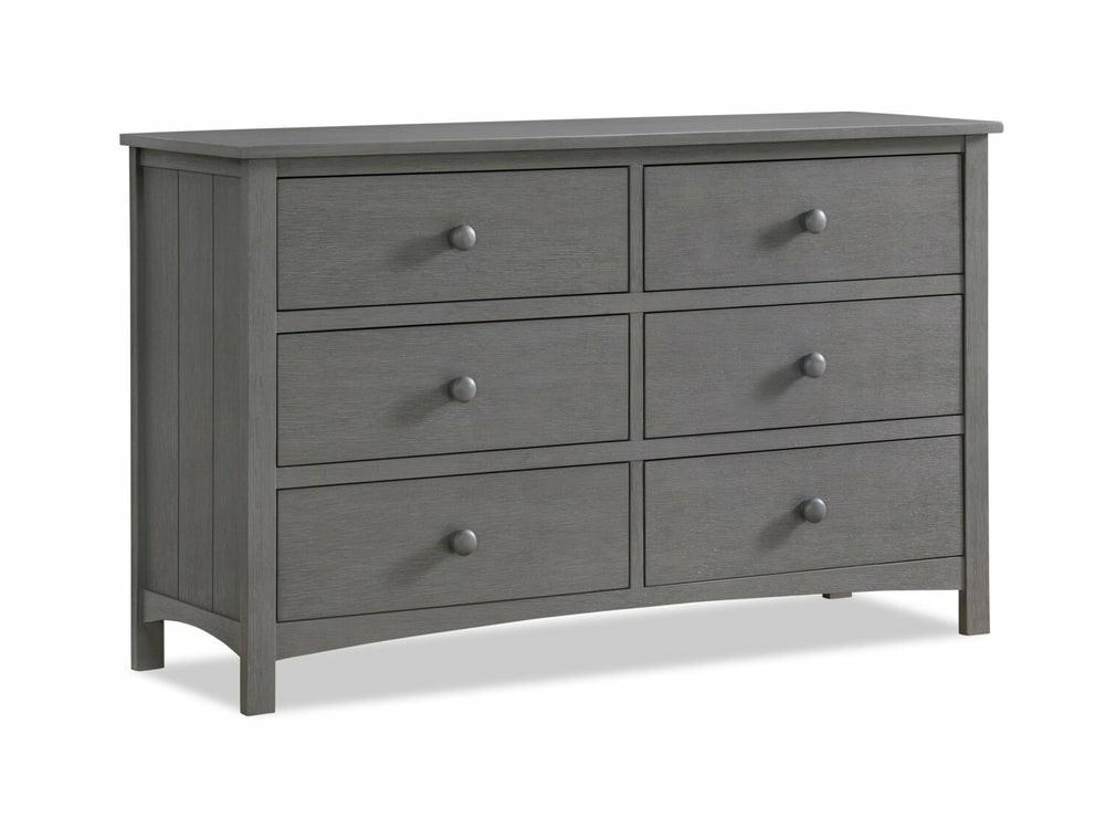 Midland 6-Drawer Dresser, 56″W – Grey Bedroom