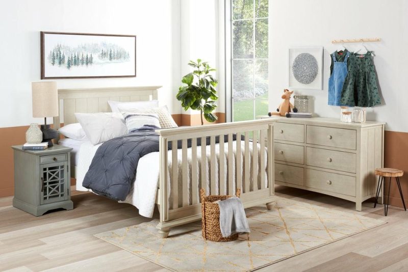 Midland 6-Drawer Dresser, 56″W – White Bedroom