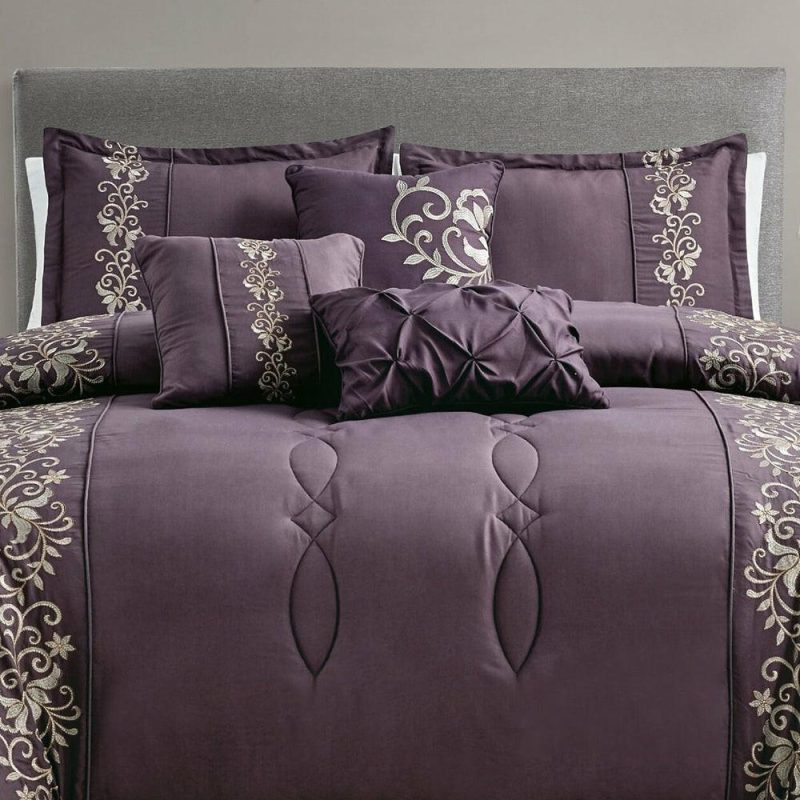 Milan 7-Piece Queen Comforter Set Bedding