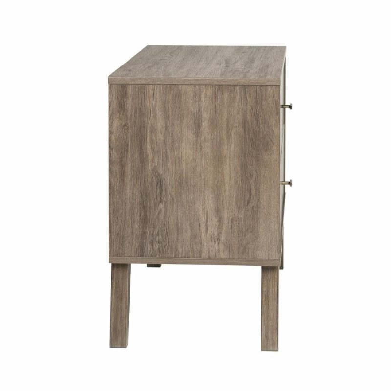 Milo 2-Drawer Nightstand – Drifted Grey Bedroom