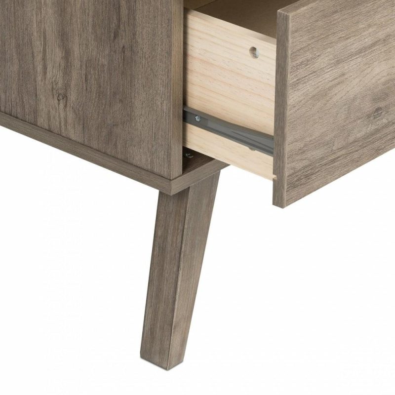 Milo 2-Drawer Nightstand – Drifted Grey Bedroom