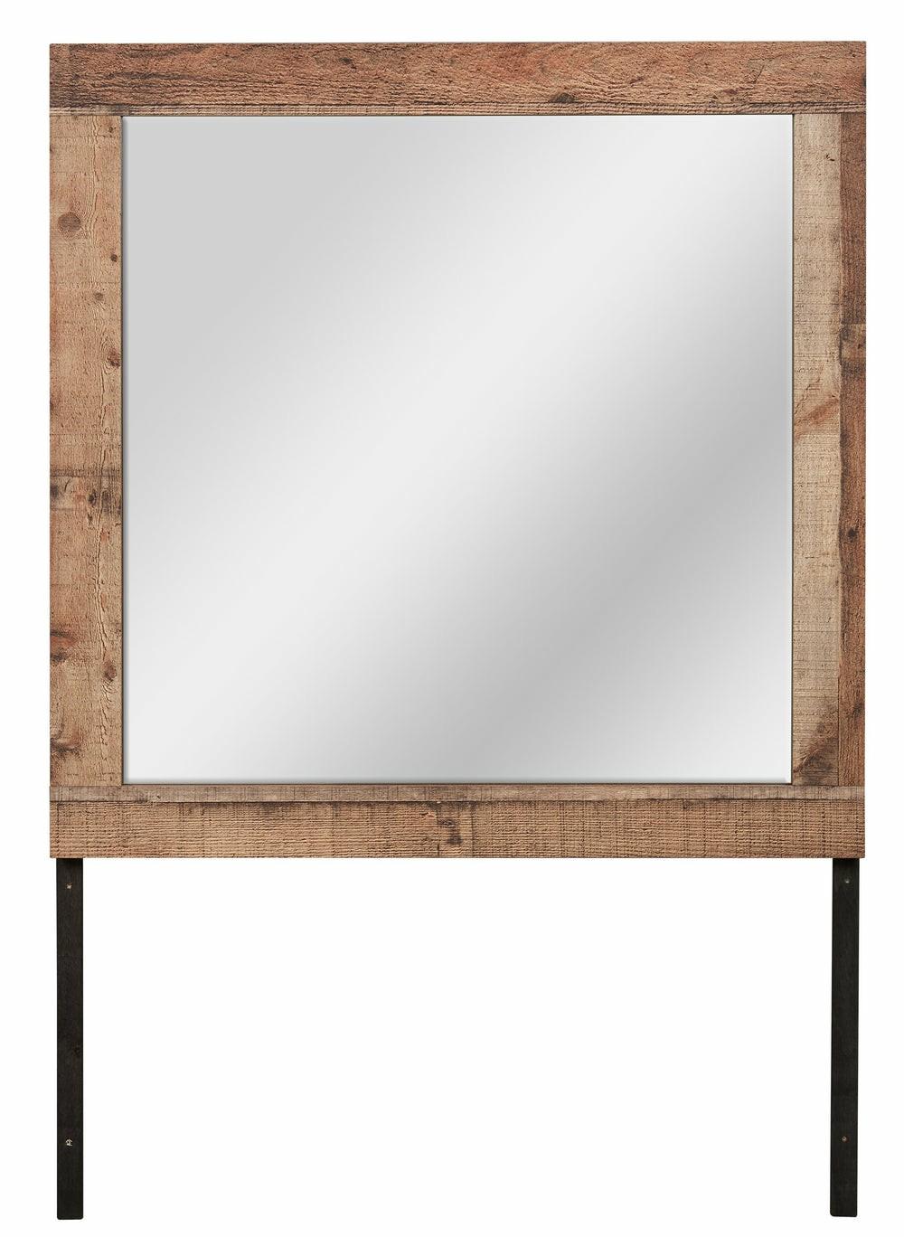 Mojave Bedroom Dresser Mirror, Rustic – Natural Brown Bedroom