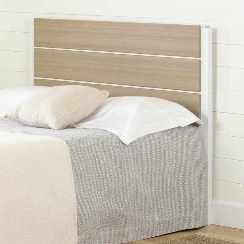 Munich Headboard – White And Soft Elm Bedroom