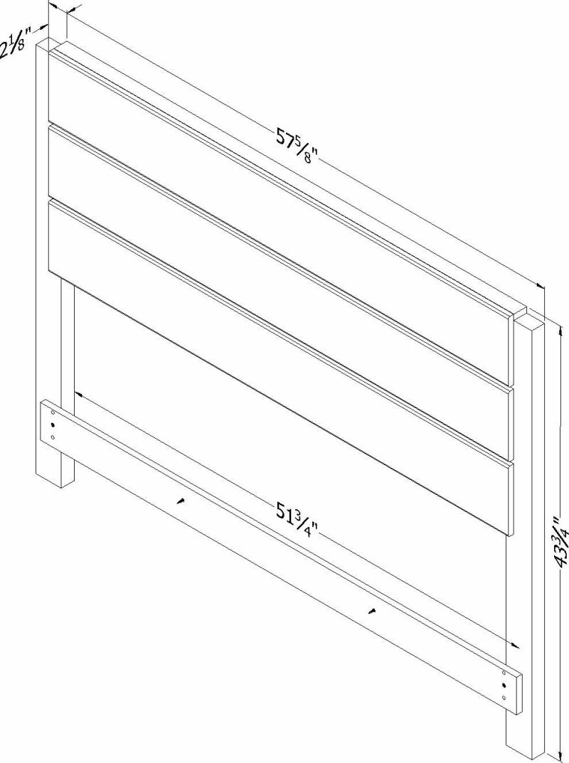 Munich Headboard – White And Soft Elm Bedroom