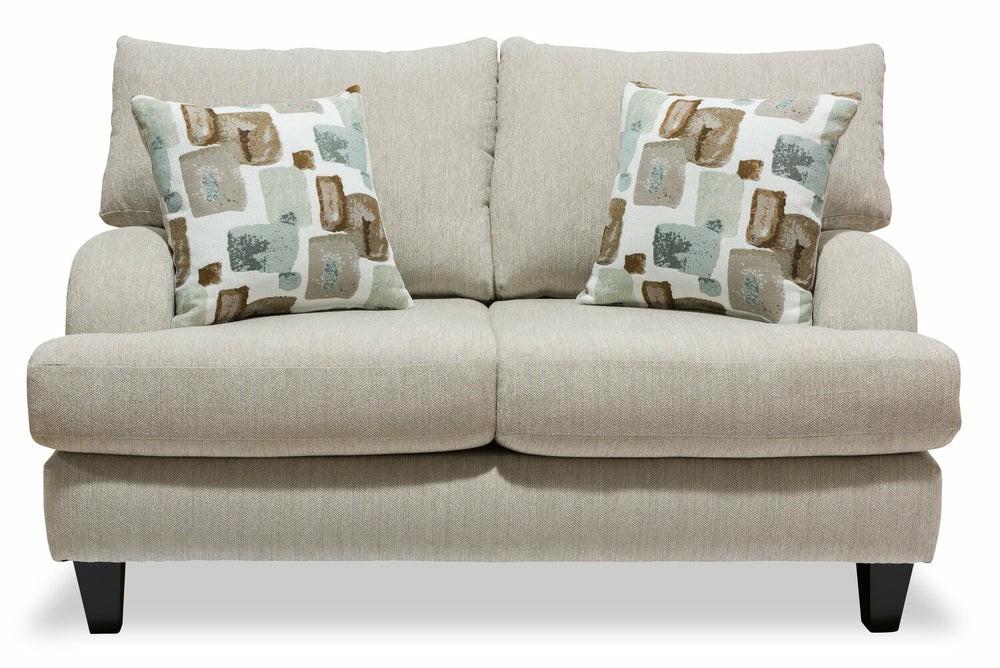 Nofia Chenille Loveseat – Linen Furniture